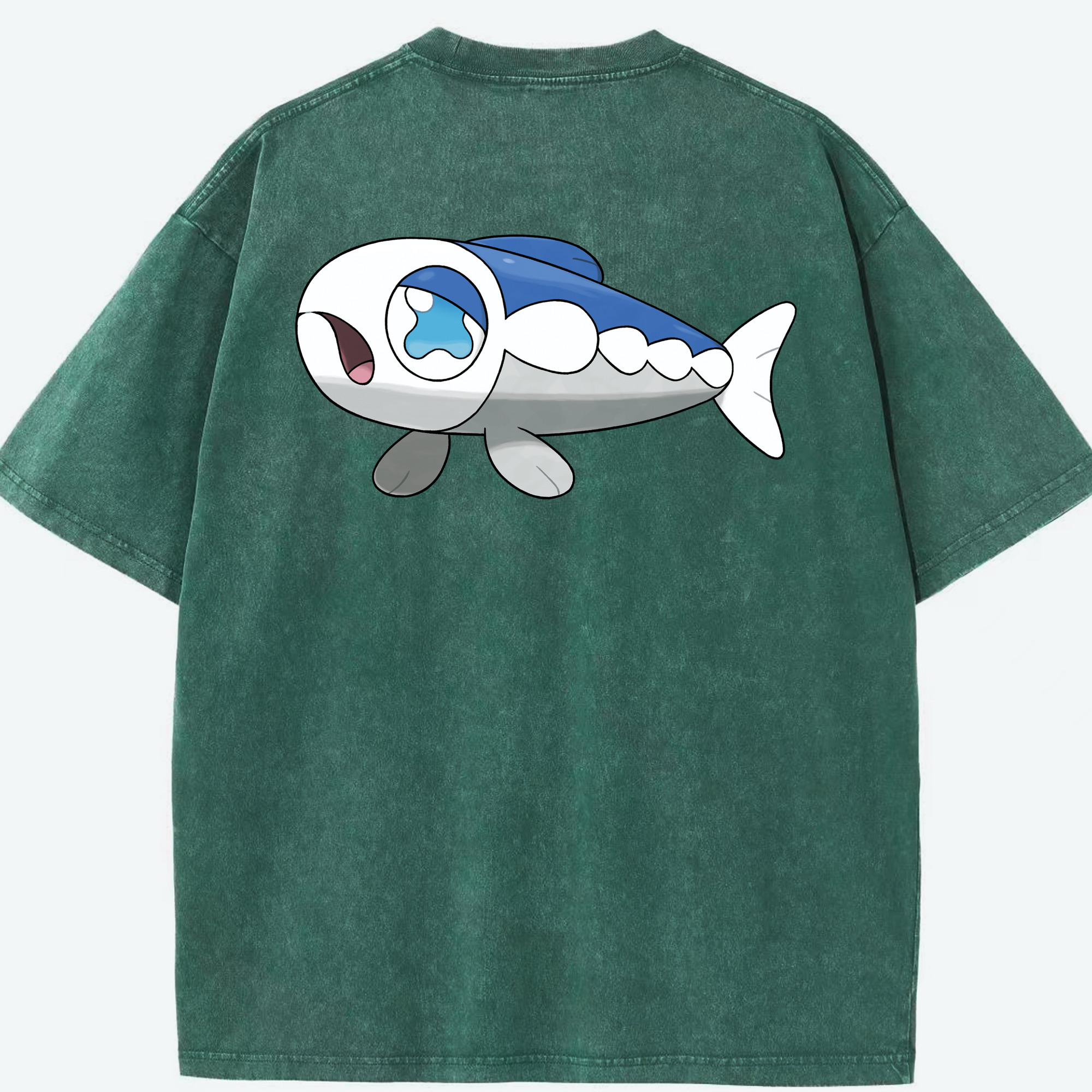 （画像用） ポケットモンスター Pokémon 綿100% ヴィンテージ風 半袖Tシャツ（背面プリント）